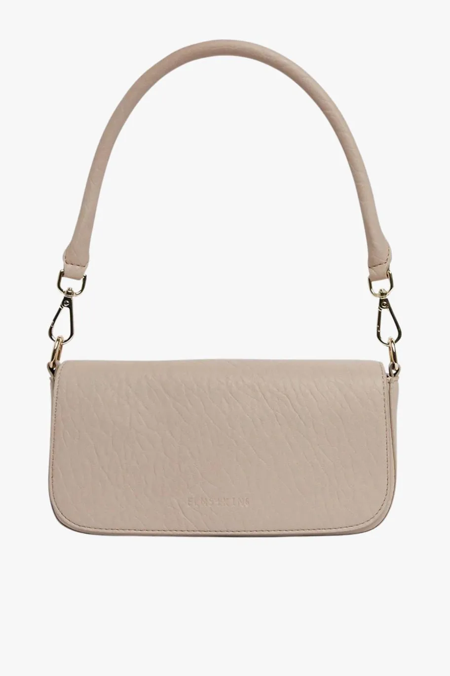 Elms+King Calabria Oyster Baguette Shoulder Bag