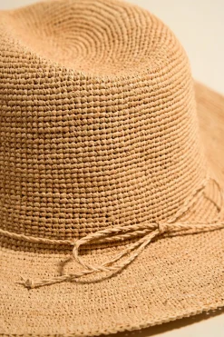Among the Brave Callie Natural Raffia Panama Hat