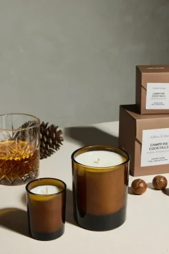Willow u0026 Mae Campfire Cocktails Bourbon + Butterscotch 60g Soy Candle