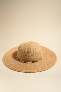 Among the Brave Candace Raffia Multi Band Wide Brim Hat