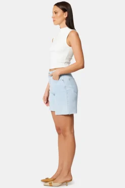 Abrand Jeans Carrie Kate Light Blue Denim Short