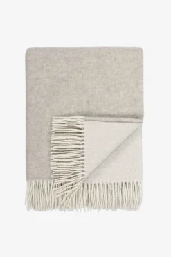 Baya Casa Oatmeal Fringed 130x180cm Merino Throw