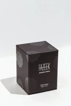 Fazeek Cedarwood + Saffron White 300g 70hr Wave Candle