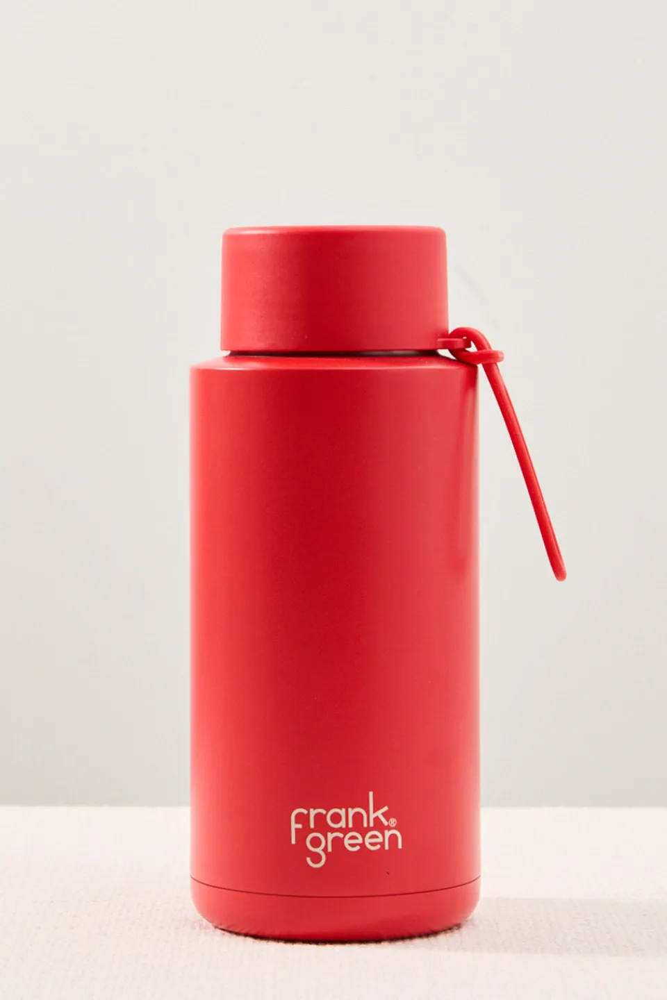 Frank Green Ceramic Reusable Atomic Red 1ltr Bottle