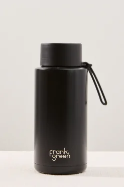 Frank Green Ceramic Reusable Black 1ltr Bottle