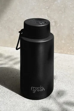 Frank Green Ceramic Reusable Black 1ltr Bottle