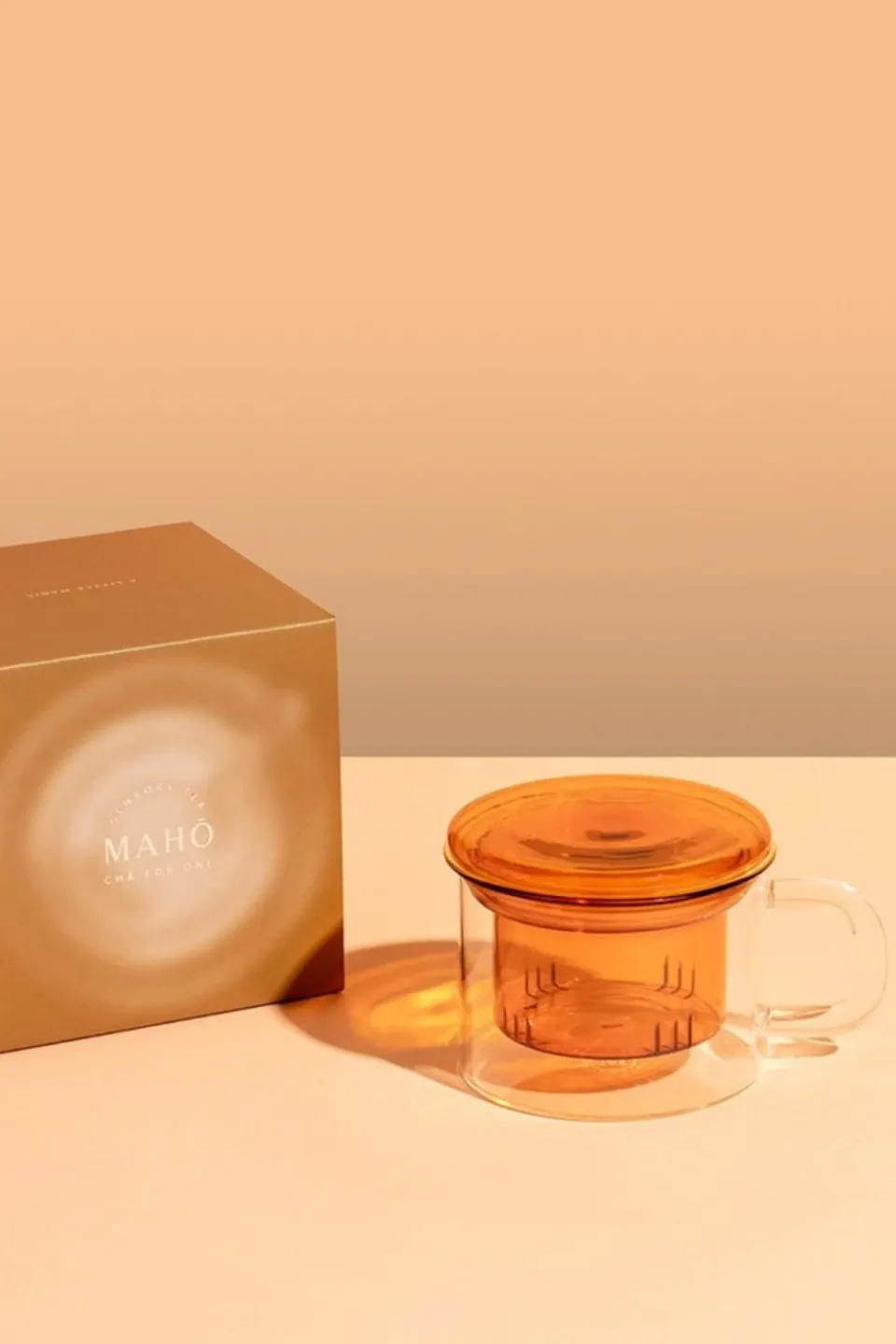 Maho Cha For One Amber Teaware Set