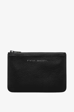 Status Anxiety Change It All Leather Black Purse