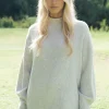 Humidity Lifestyle Chantae Snow High Neck Knit Jumper