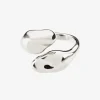 Pilgrim Chantal Recycled Silver Plated Adjustable Ring