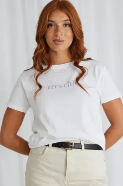 Humble + Heart Chic White Classic Organic Tee