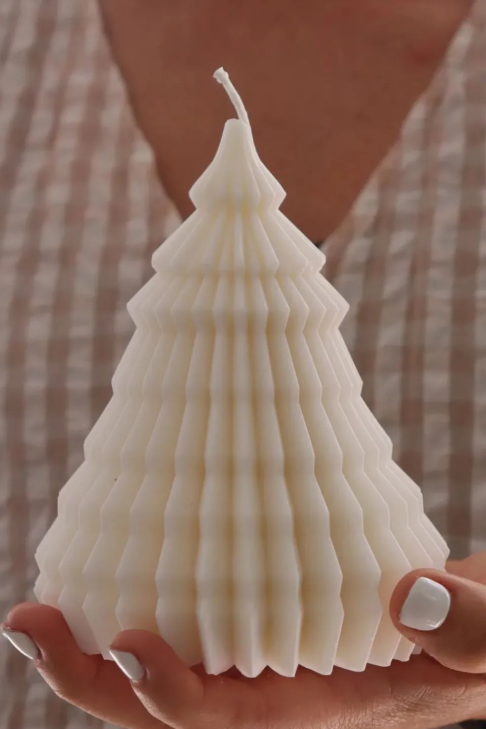 Master + Jack Christmas Tree White Frankinscence and Ginger Decorative Candle