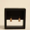 Queen of the Foxes Citrine Cluster Gold Huggies