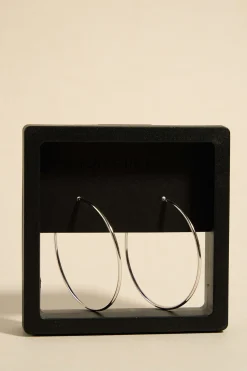 Queen of the Foxes Classic Silver Thin Hoop