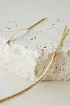 Humble + Heart Classic Snake Chain Gold Necklace