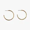 Flo Gives Back 15% to Women In Need Classic Thin Hoop Earrings Gold
