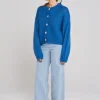 Thing Thing Cleo Cobalt Blue Wool Cardigan