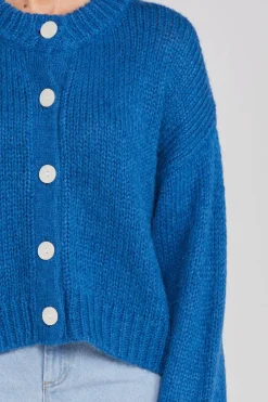 Thing Thing Cleo Cobalt Blue Wool Cardigan
