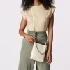 Saben Coco Mini Bag Vintage White Leather Bag