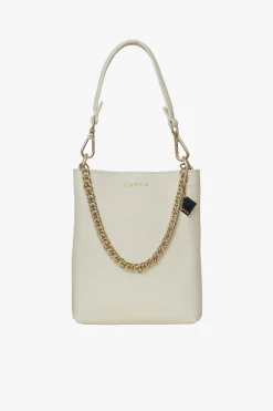 Saben Coco Mini Bag Vintage White Leather Bag