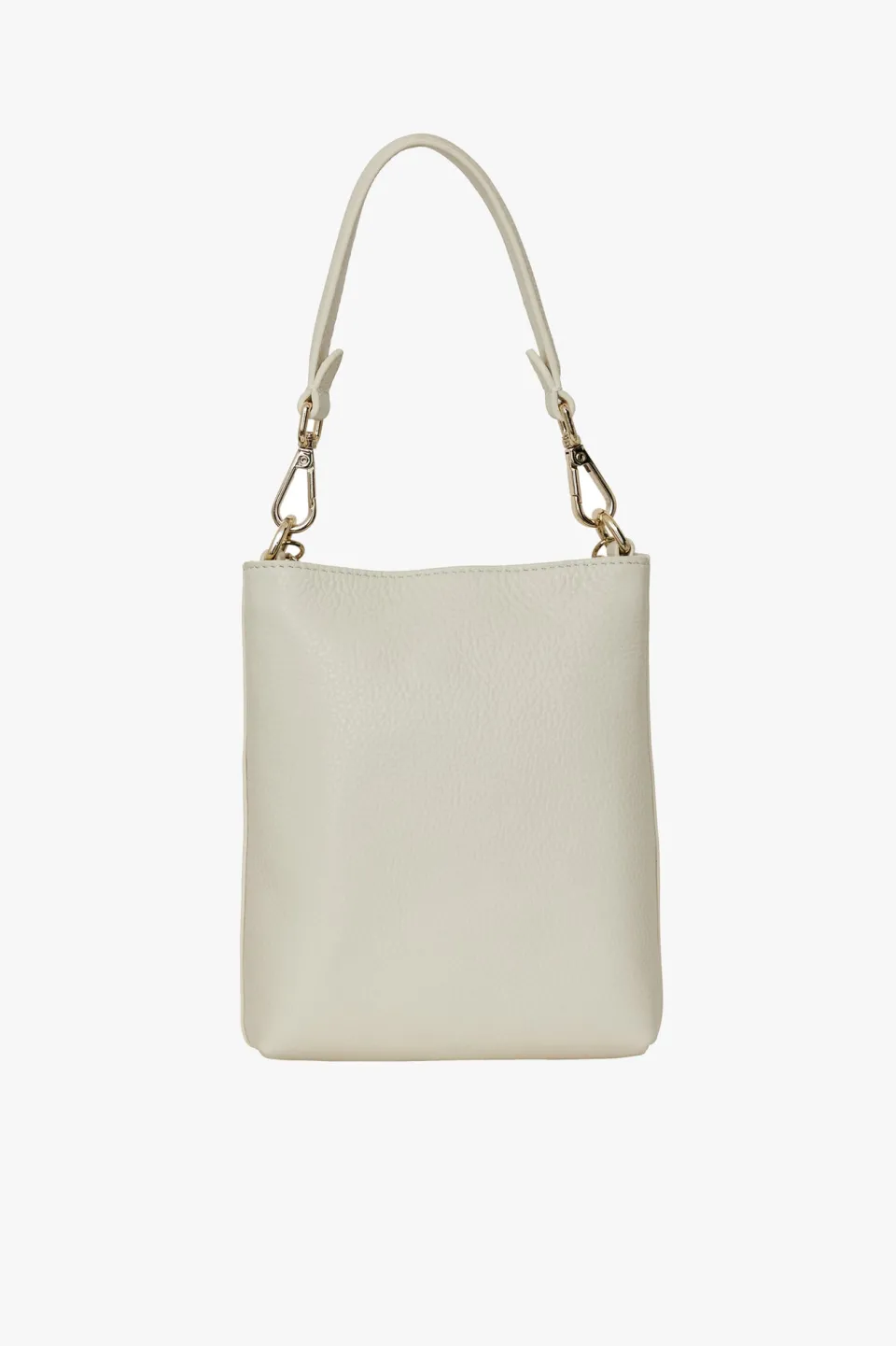 Saben Coco Mini Bag Vintage White Leather Bag