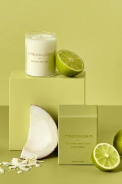 Lyttelton Lights Coconut + Lime Small 22hr Candle