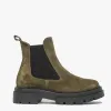 Zoe Kratzmann Compass Green Suede Chelsea Low Boot