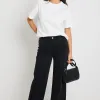 Stories be Told Concert Black Mid Rise Wide Leg Pocket Jean