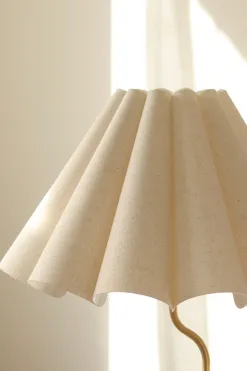 Paola + Joy Cora Gold Natural Table Lamp