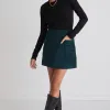 Love Lulu Credible Forest Cord Mini Skirt