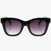 Reality Eyewear Crush Black Sqaure Oversized Sunglasses
