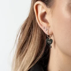 Stolen Girlfriends Club Crying Heart Sleeper Earrings