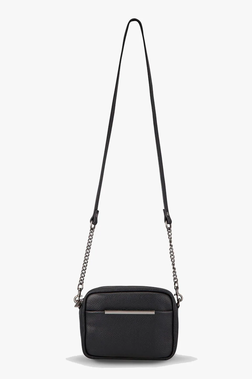 Status Anxiety Cult Crossbody with Chain Black Bag