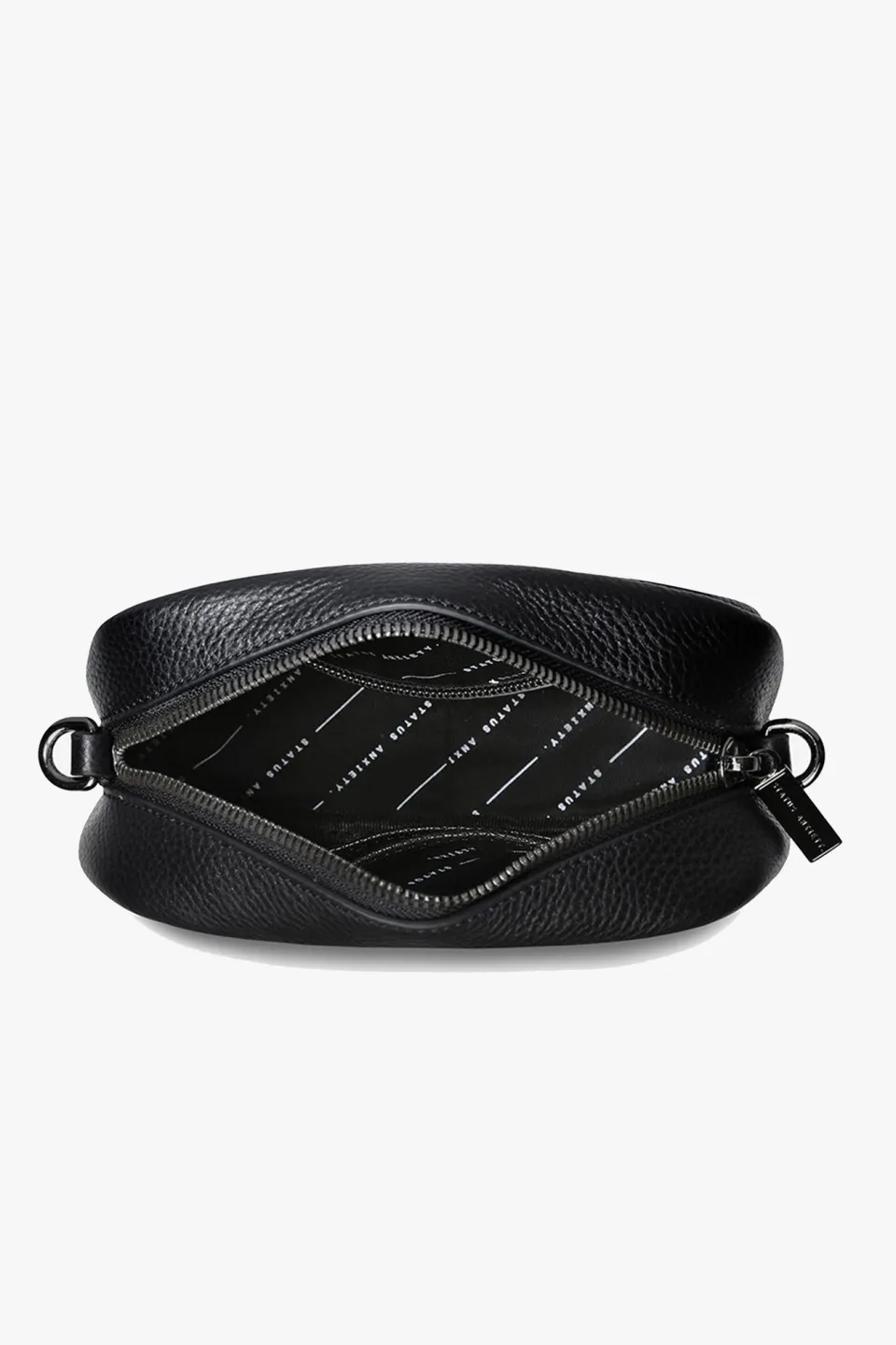 Status Anxiety Cult Crossbody with Chain Black Bag