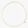 Brie Leon Curb 18k Gold Plated Chain Necklace