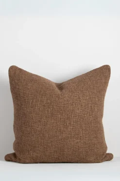 Baya Cyprian Textured Cocoa Feather Inner 50x50cm Cushion
