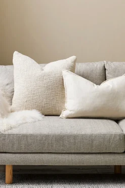 Baya Cyprian Textured Oatmeal Feather Inner 50x50cm Cushion