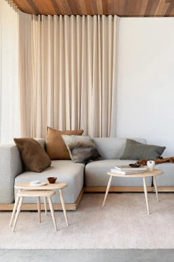 Baya Cyprian Textured Sage Feather Inner 40x60cm Cushion