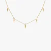 Murkani Dagger 18k Gold Plated Choker EOL Necklace