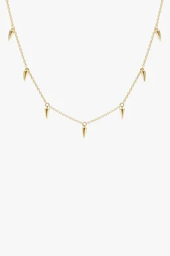 Murkani Dagger 18k Gold Plated Choker EOL Necklace
