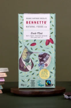 Bennetto Dark Mint 80g Green Fairtrade Chocolate