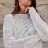 RE:UNION Label Dawn Ivory Crochet Knit Jumper