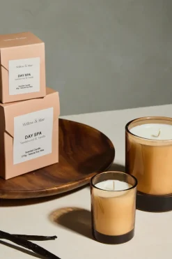Willow u0026 Mae Day Spa Sandalwood + Vanilla 60g Soy Candle