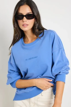 RE:UNION Label Daylight Mid Blue Sweatshirt