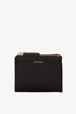 Saben Delilah Black Leather Wallet