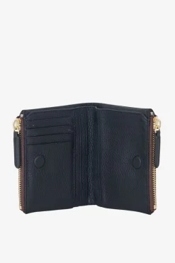 Saben Delilah Black Leather Wallet