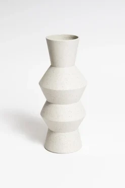 NED Collections Divoc Large White Vase 18x40cm