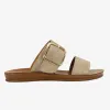 Los Cabos Doti Taupe Buckle Slide