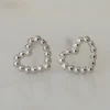Sophie Dotty Love Stud Earrings Silver