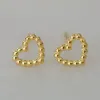 Sophie Dotty Love Stud Earrings Gold
